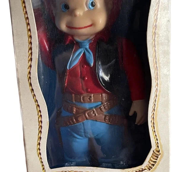 1966 whirling cowboy toy from Louis Marx TOYS. In original box. Rare. - Picture 4 of 4